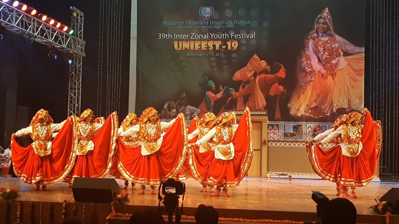 गजब का डांस | DAV COLLEGE FARIDABAD | 39वें interzonal youth festival mdu me | haryanvi dance