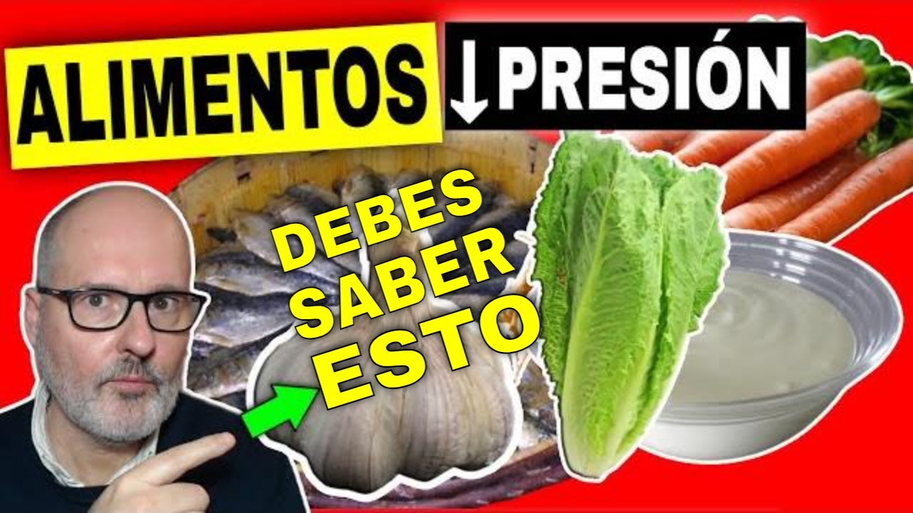 23 MEJORES ALIMENTOS para BAJAR LA PRESIÓN ALTA