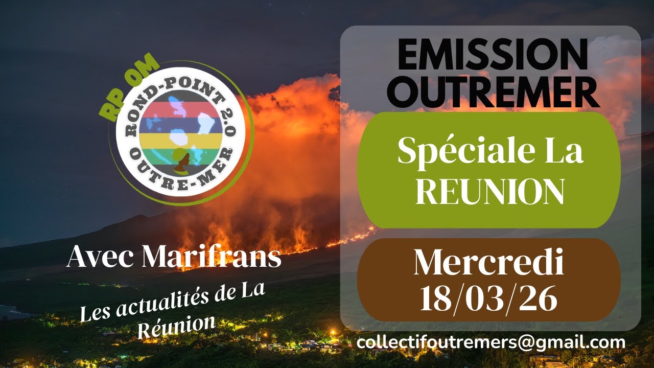 👆🏾 Emission outremer : Lancement de Tikatsou – Volcan La Fournaise - Municipales.