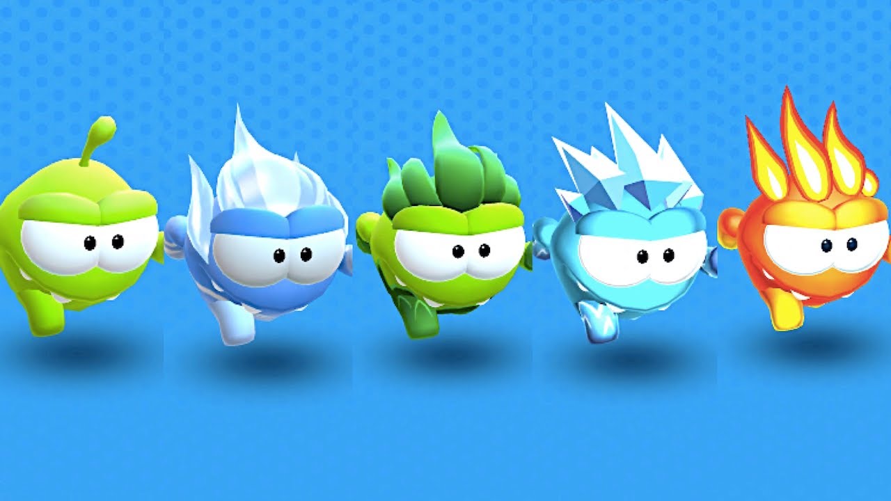 Om Nom - Om Nom, Wind Nom, Earth Nom, Ice Nom & Fire Nom