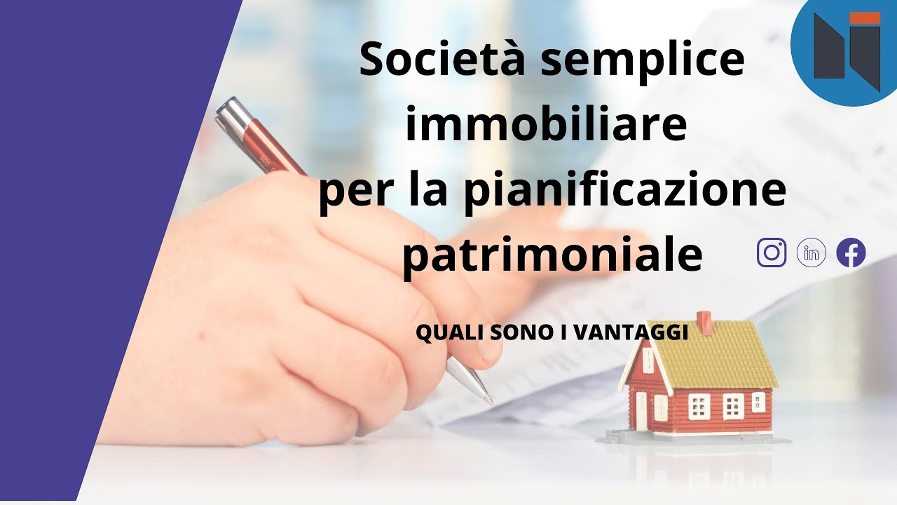Societ&agrave; semplice immobiliare