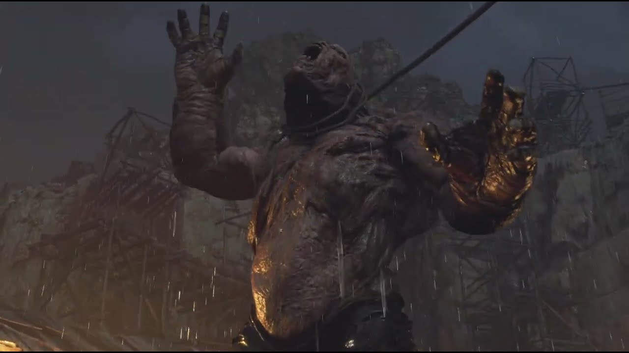 THE FIRST GIANT FIGHT | RESIDENT EVIL 4 REMAKE | PS5