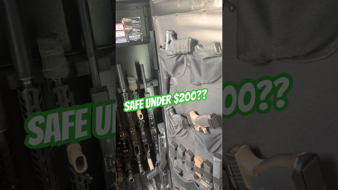 New Kaer gun safe might be the best budget gun safe of 2025!!! #thepewpewlife #coolgun #waltherppq