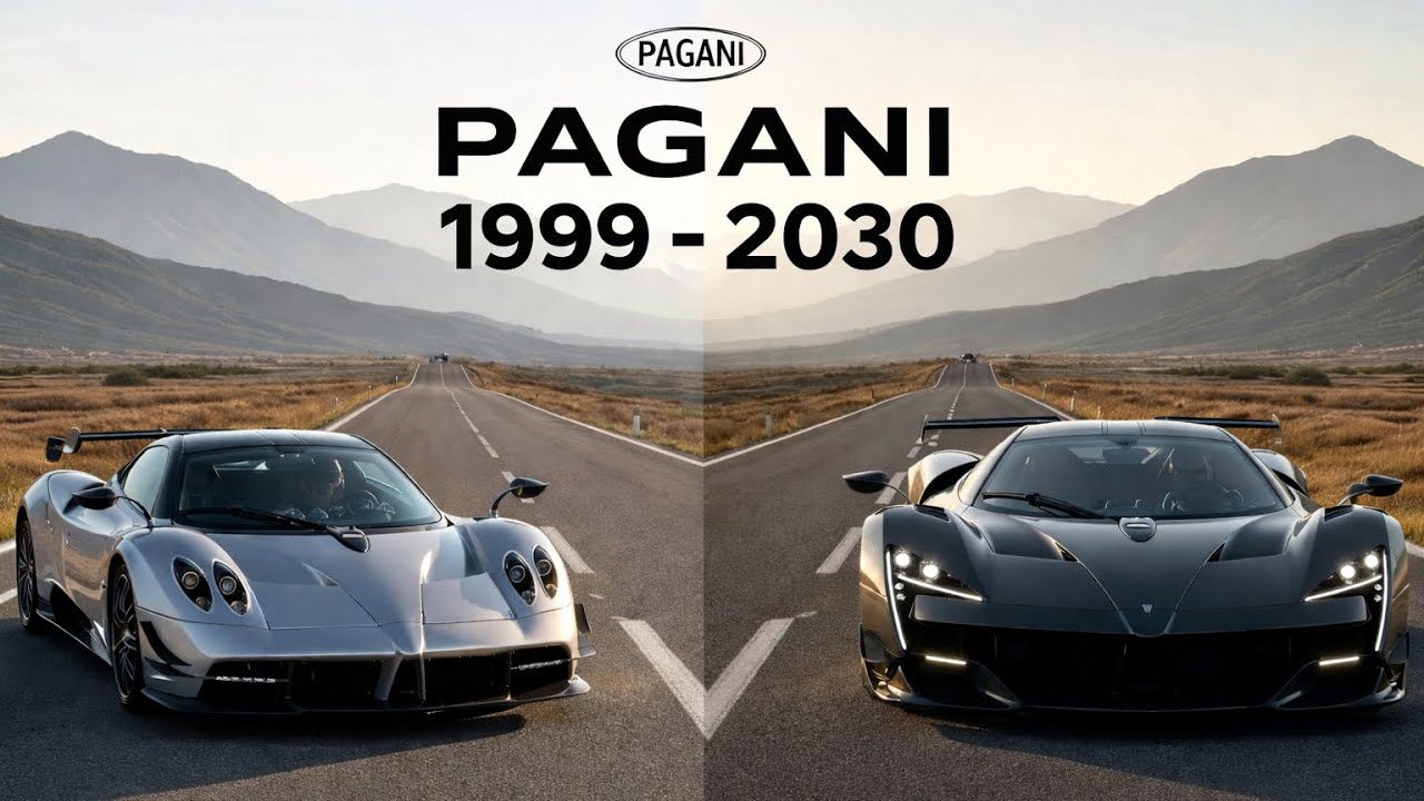 Эволюция гиперкаров Pagani | 1999–2030 