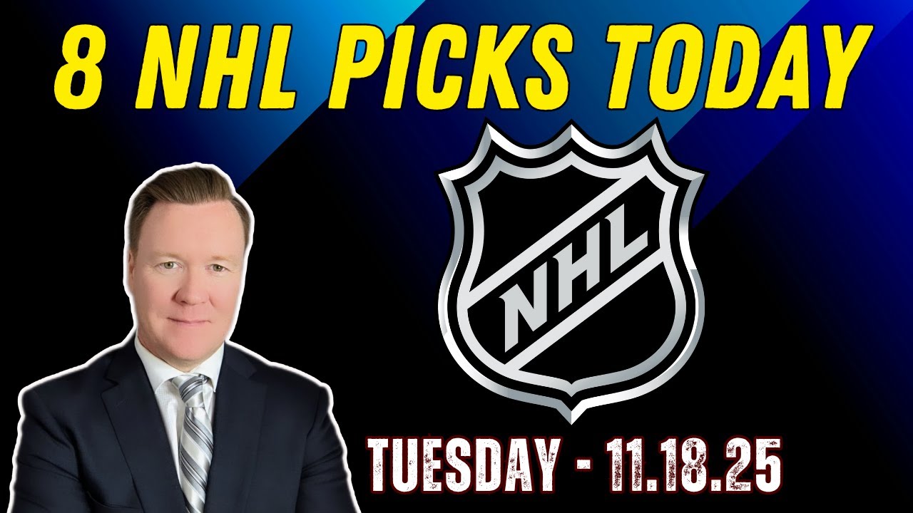 Tuesday 8 NHL Betting Picks l 11/18/25 l Vernon&rsquo;s Best NHL Bets, Expert Picks and Predictions