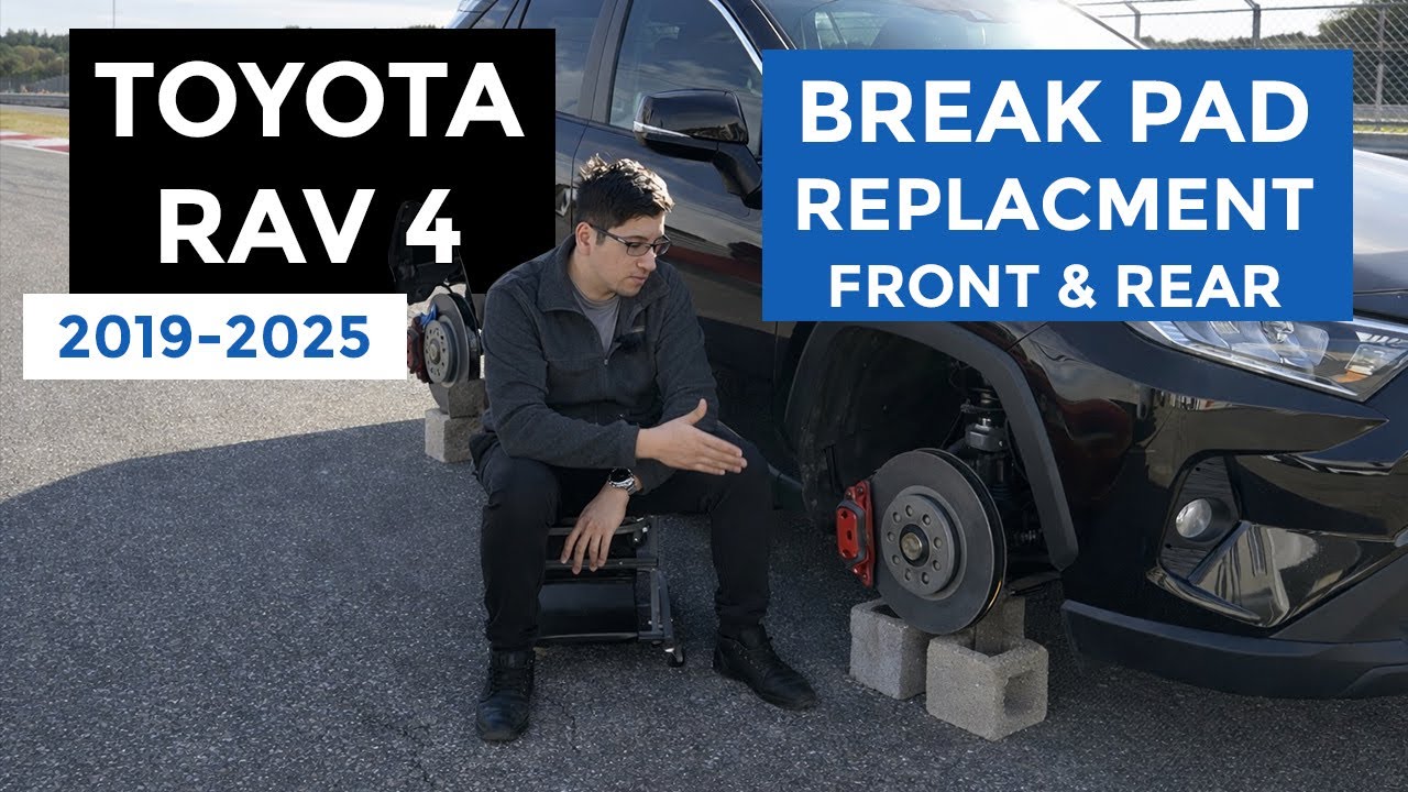 How to Change Brake Pads on a TOYOTA RAV4 | Electronic Rear and Front
