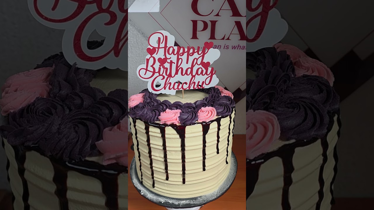 Beautiful Buttercream Frosting Cake Decorating Idea 