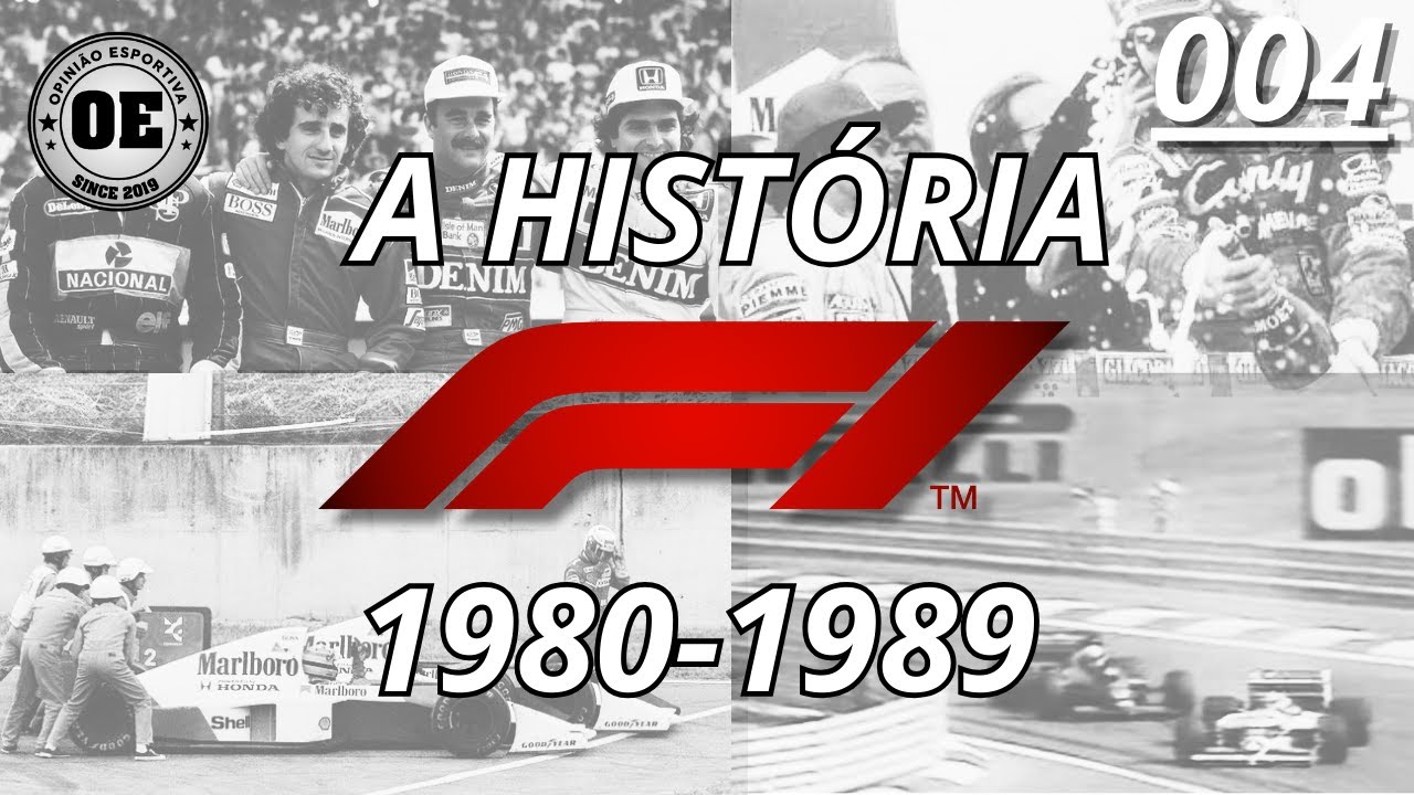 Fórmula 1 nos anos 1980: Senna, Prost e Piquet e a era de ouro.