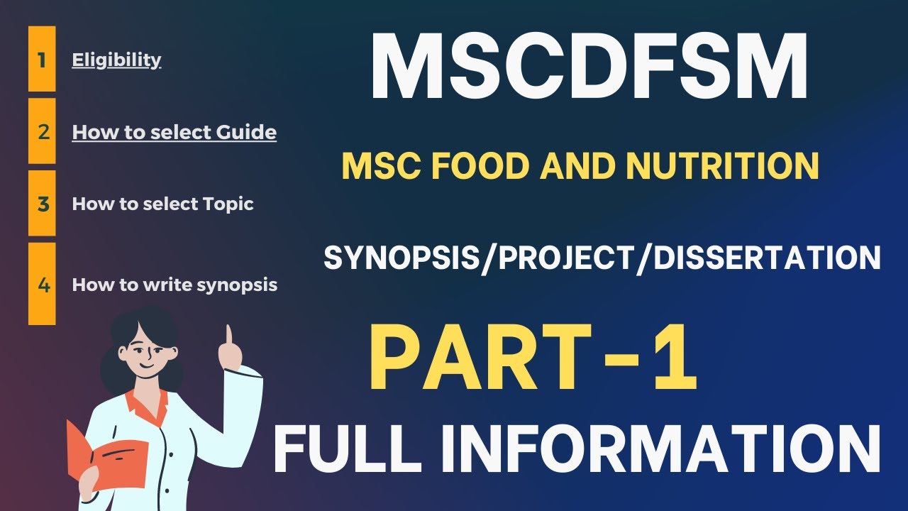 |How to write ignou mscdfsm synopsis step by step| mscdfsm project synopsis full information|