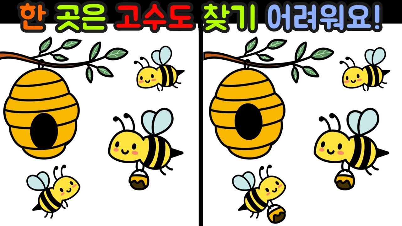 Day23 [다른그림찾기/틀린그림찾기/Find the Difference/치매예방/두뇌훈련] 계절이 바뀌어도 뇌건강을 위한 두뇌훈련은 계속됩니다!