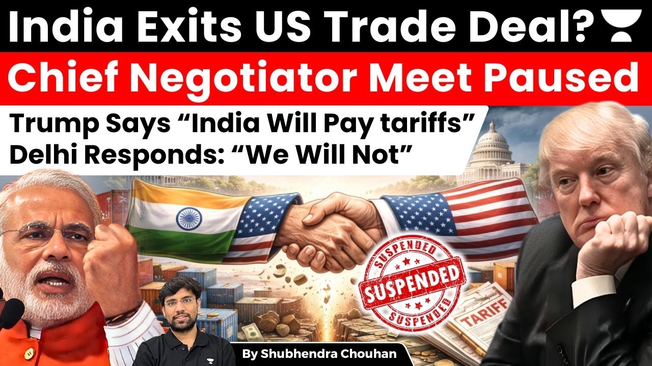 India Pauses US Trade Deal After Trump Tariff Claim | Section 122 Sparks Showdown