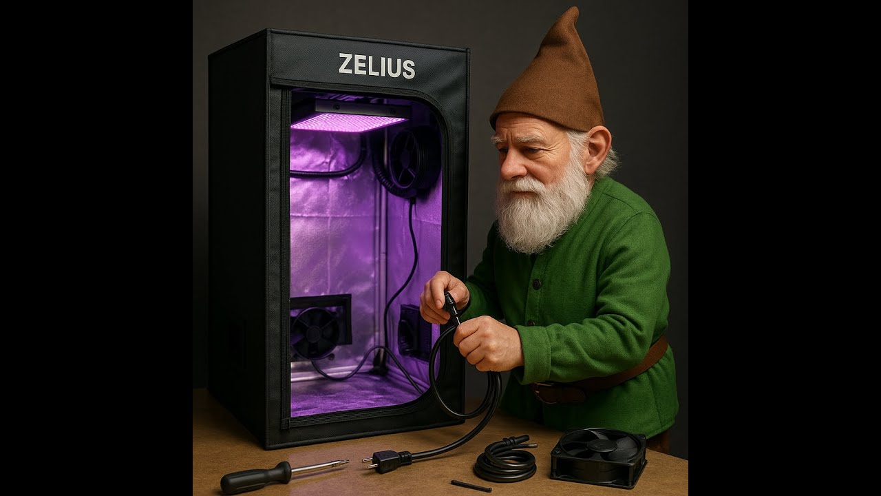 Elo 420  Growbox Indoor &ndash; montaż i poradnik uprawy / Zelius grow tent assembly & cultivation guide.