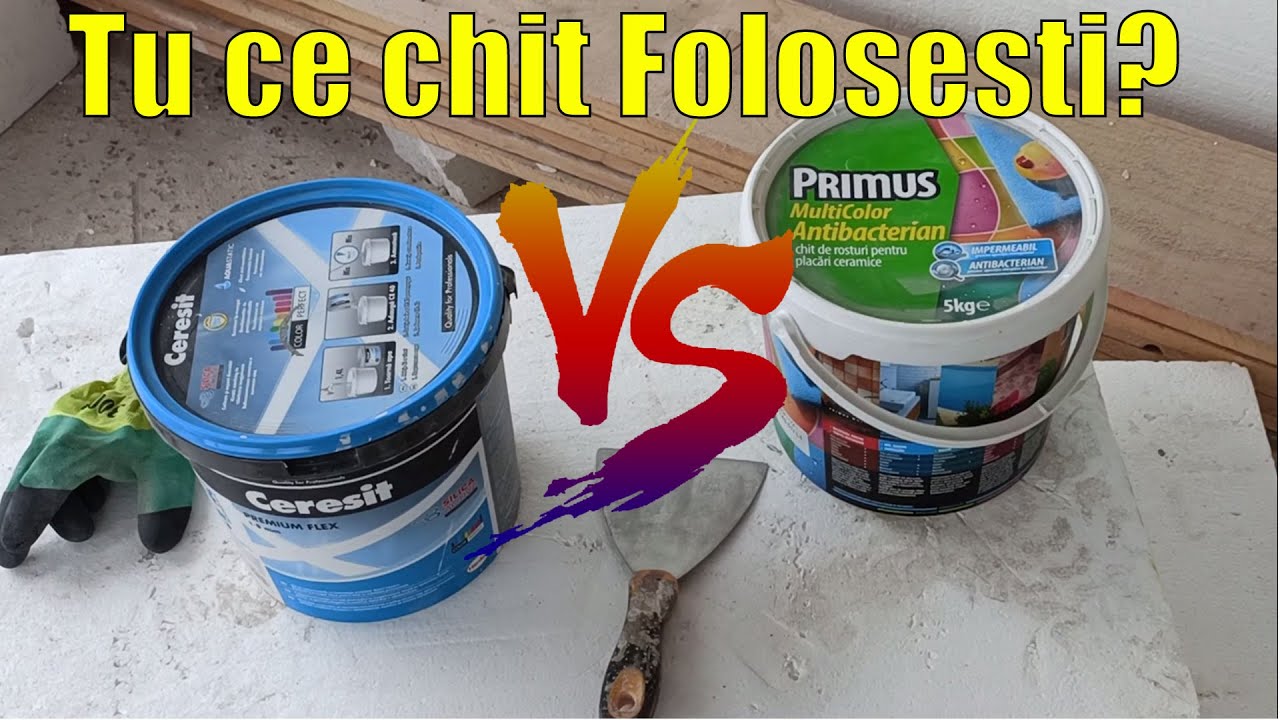 🔴Cum se CHITUIESTE gresia si faianta?Chituirea rosturilor!