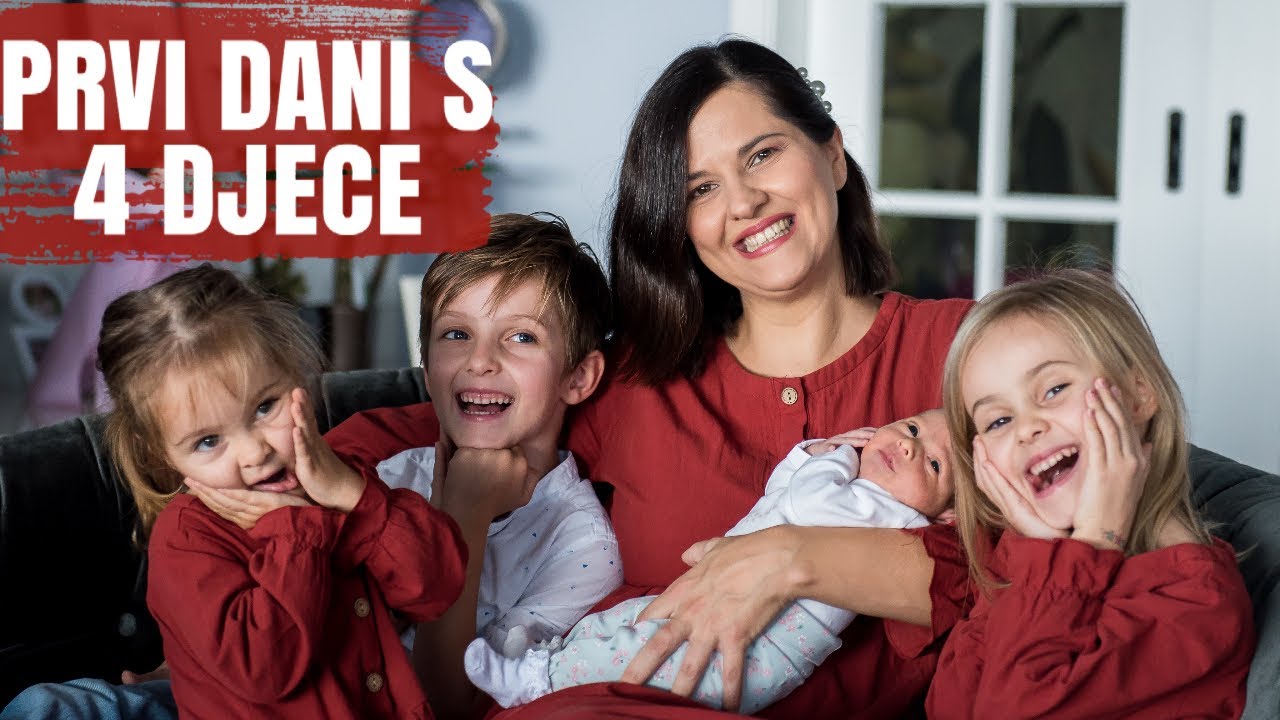 PRVI DANI KUĆI S ČETVERO DJECE | VLOG | mama 4 djece |