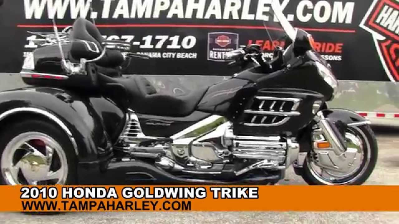 Used 2010 Honda Goldwing Trike Motorcycle For Sale Florida dealer