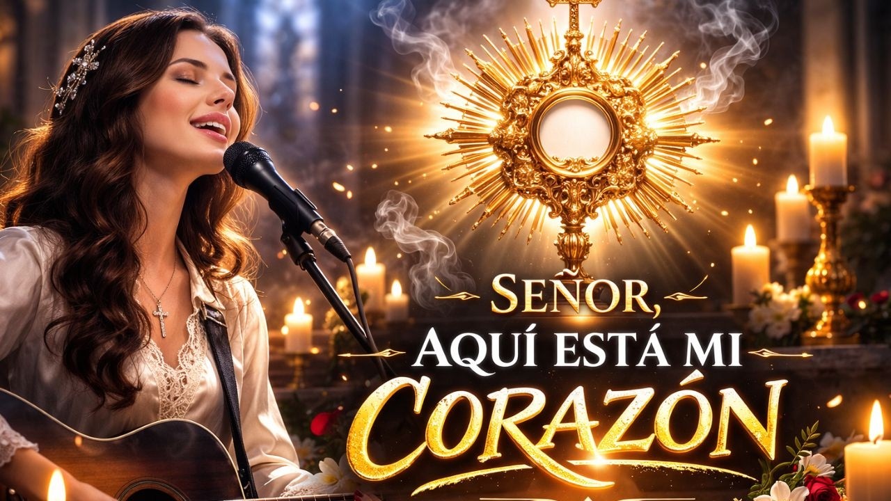 (Sin Anuncios) ✝️ Adoración Profunda al Santísimo Sacramento 🙏 Señor, Aquí Está Mi Corazón