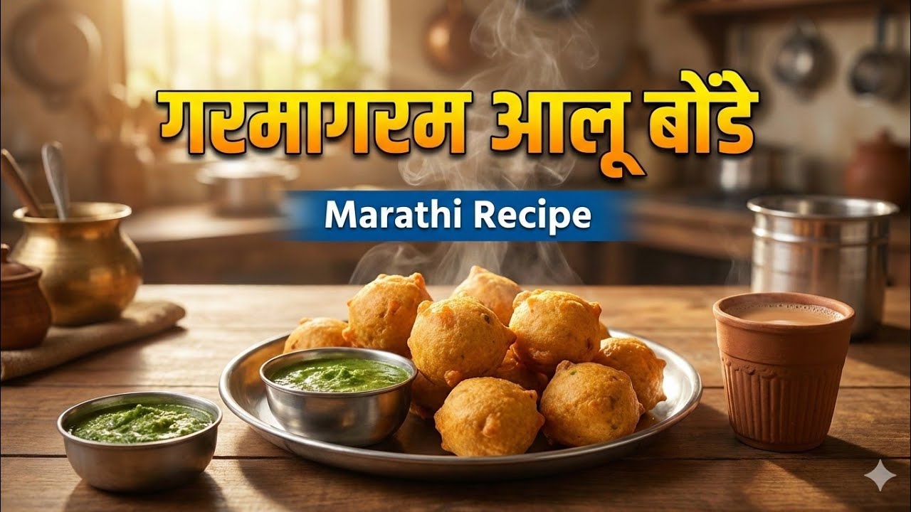 नाश्त्याला गरमागरम आलू बोंडे | शांत सकाळची गोड सुरुवात😋@मायबोलीineurope 