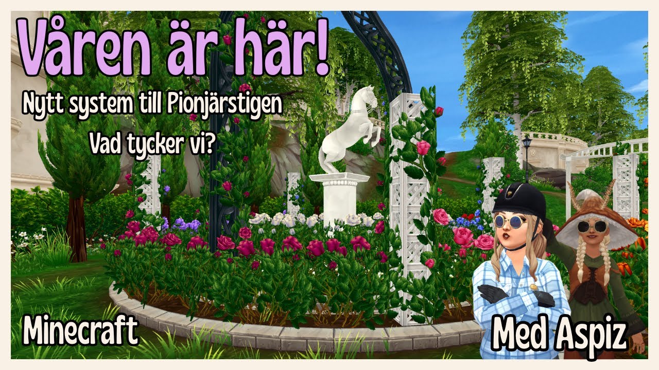 🦋Air Star🦋 - Våren är här! Nytt system till Pionjärstigen🦋Minecraft🦋Med Aspiz🦋