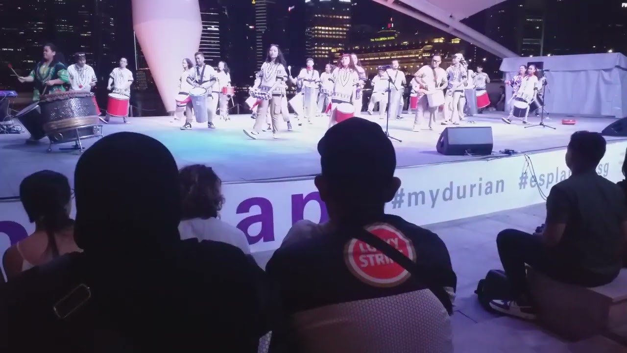 soul percussion, march on @esplanade outdoor stage