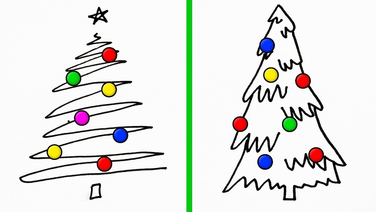 15 TÉCNICAS SIMPLES DE DESENHO PARA UM CARTÃO DE NATAL PERFEITO