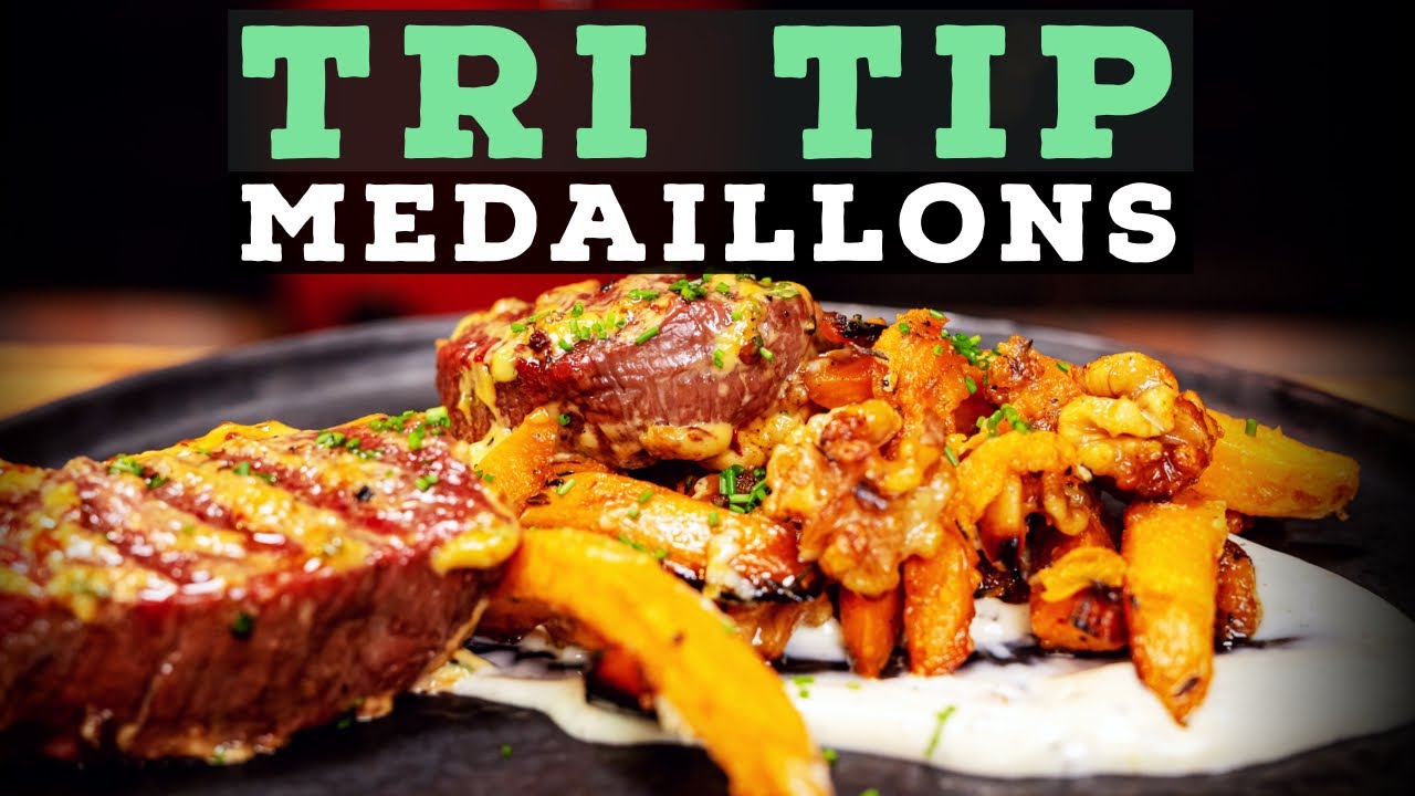 TRI TIP in mayonaise korst op de kamado BBQ met Pitmaster X