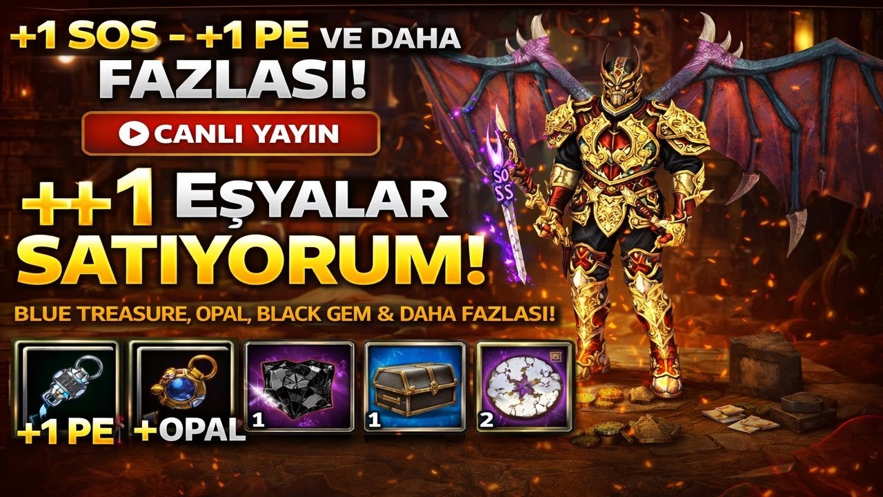 📢 Canlı Yayın – 83 REB 10 Warrior Downgrade|Knight Online  - Zero