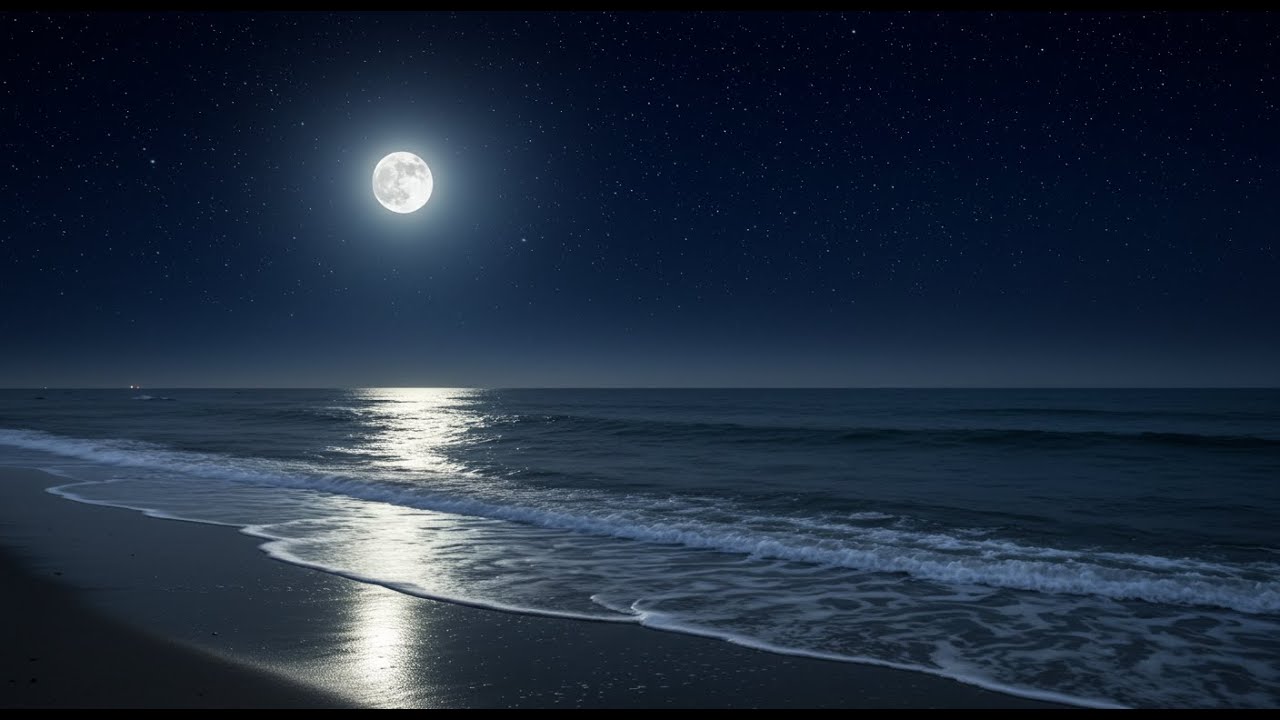 Relaxation &Tranquility with Gentle Ocean Waves 🌊 Experience True Calm and Peace for a Restful Sleep