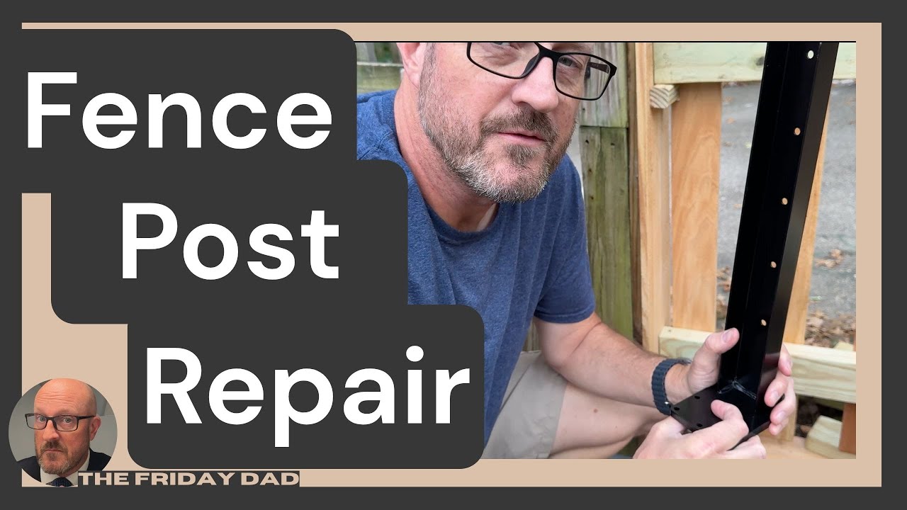 Quick Fence Post Repair Kit (for a rotted post)