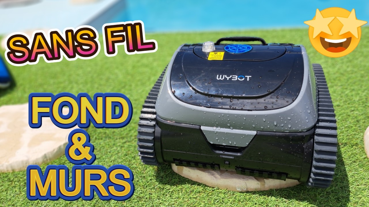 Wybot C1 💦 Test du robot piscine qui entretien le fond, les murs et passe les bondes de fond