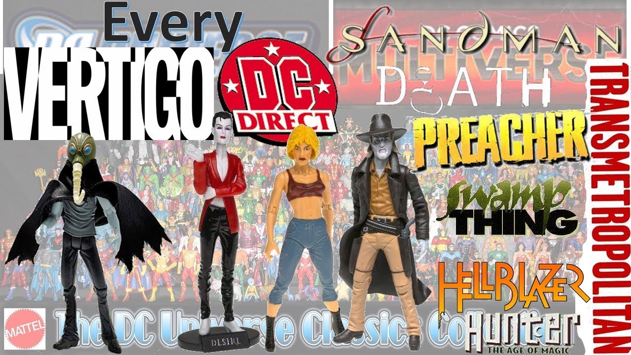 Every DC Direct Vertigo Comparison List