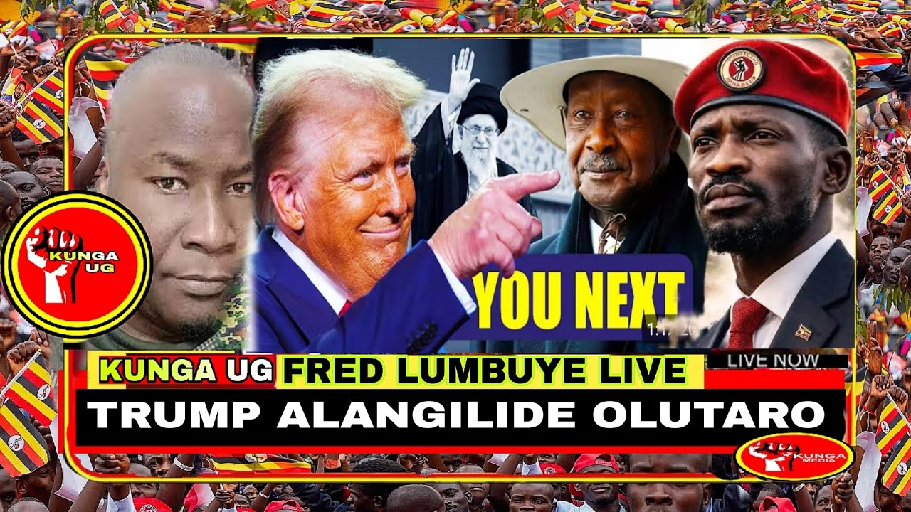 FRED LUMBUYE LIVE: DONALD TRUMP ALANGILIDE OLUTARO SSEMATARO MU AFRICA 