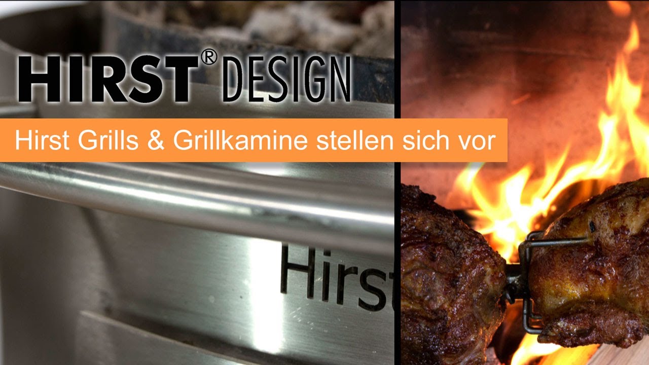 Hirst Design Grills, Außenküchen, Grillkamine und Grilltische vorgestellt
