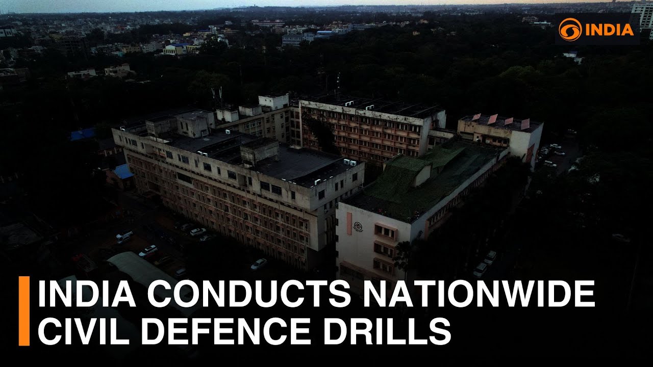 India Conducts Nationwide Civil Defence Drills | Latest Updates | DD India News Hour