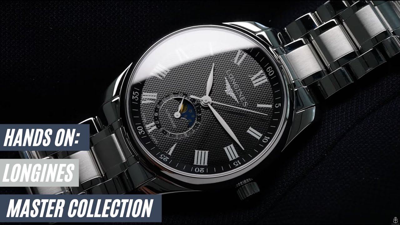 Elegance meets complication in the Longines Master Collection moonphase