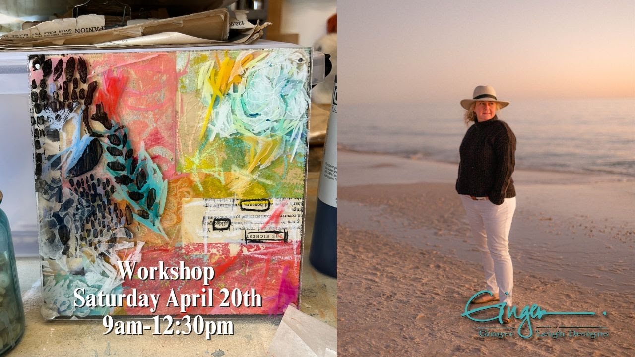 Art Workshop with Ginger Leigh April 20, 2024