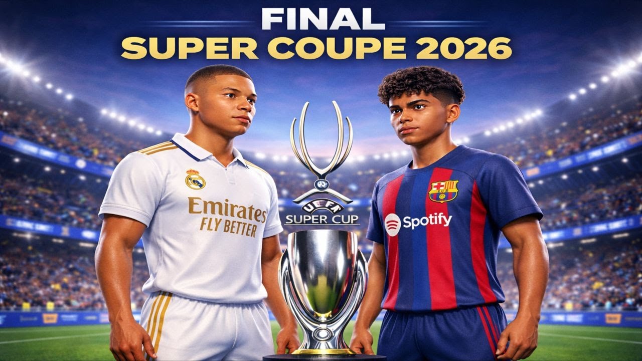 Real madrid vs Barcelone - une Final de feu🔥💥! super coupe 2026