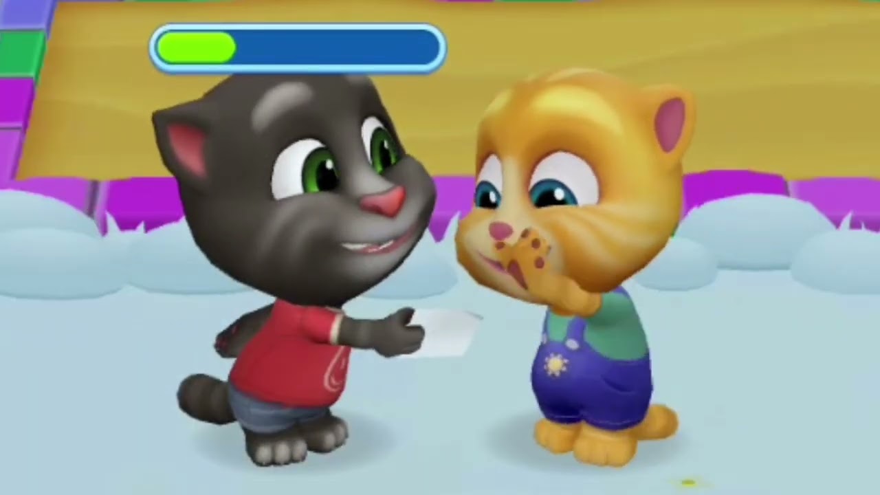 Meu Talking Tom e Amigos - Numa festa de o seu Tom e Ginger. ❄️
