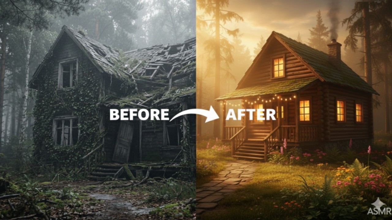 From Abandoned Ruin to Cozy Cabin | Satisfying Restoration