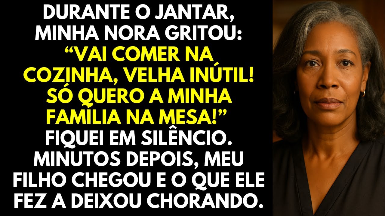 Minha Nora Me Expulsou da Mesa na Frente de Todos. Mas o Que Aconteceu Depois a Fez Chorar...
