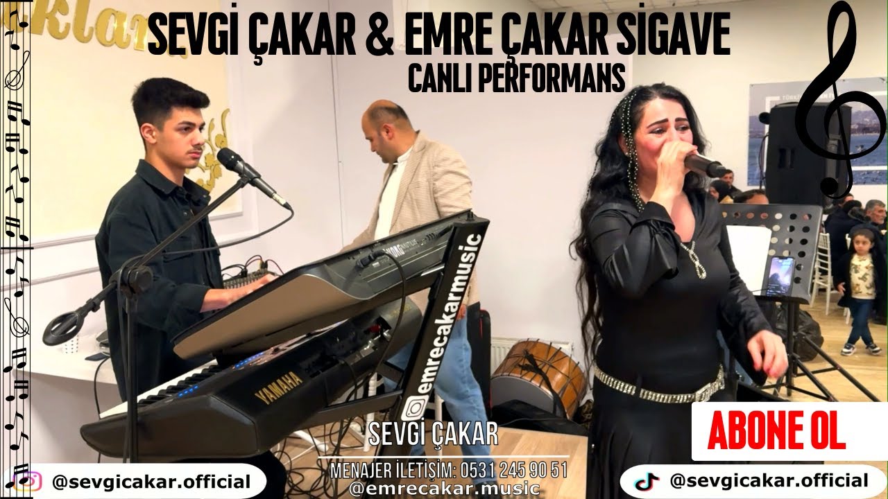 SEVGİ EMRE SİGAVİ CANLI PERFORMANS 25 DK ❤️🎙️4380 2025