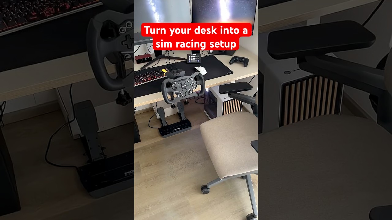 6 шагов, чтобы превратить ваш стол в симулятор #simracing #moza #f1 #f125 #assettocorsa #iracing