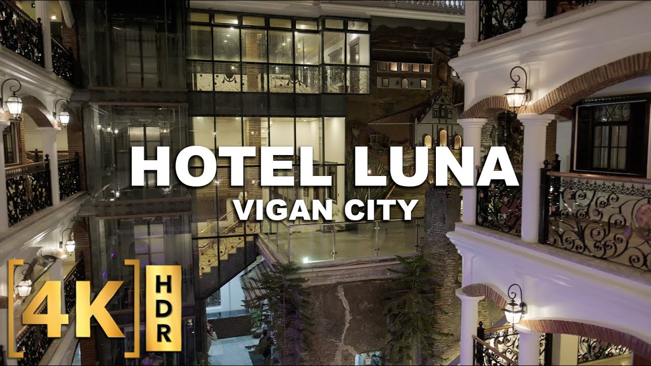 HOTEL LUNA - Vigan City's Best Hotel | Full Walking Tour | 4K HDR | Ilocos Sur, Philippines