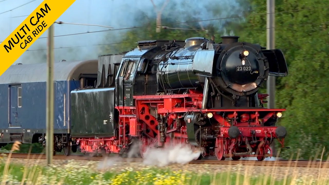 🇩🇪 Cab Ride 1952: We love to burn coal: Almost 200 km cab ride: German BR 23 to Rotterdam SSN 7/5/22