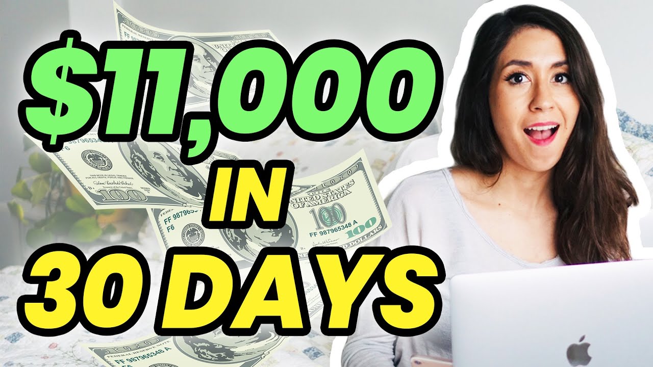 $11,000 in 30 DAYS SELLING DIGITAL PRODUCTS | How to Make Money Selling Digital Products Online