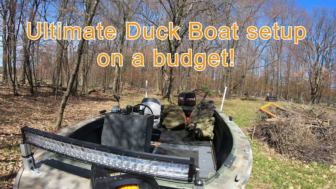Идеальная бюджетная модель лодки Duck Boat!