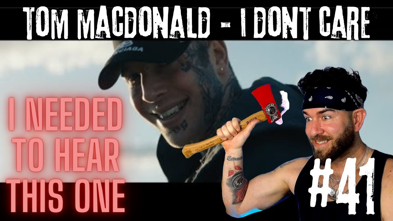 He's ANNOYED!!!! #41 Tom Macdonald - I Dont Care (First REACTION)