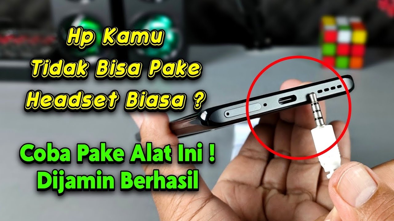 Cara Menghubungkan Headset Jack 3,5 mm Ke Port Tipe C