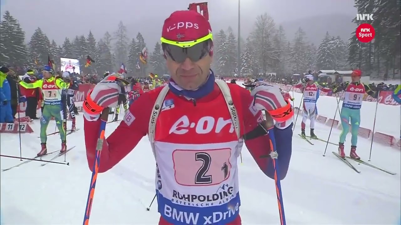 Biathlon World Cup 2015-16 Ruhpolding - Relay + Interviews with Norwegians before and after the race