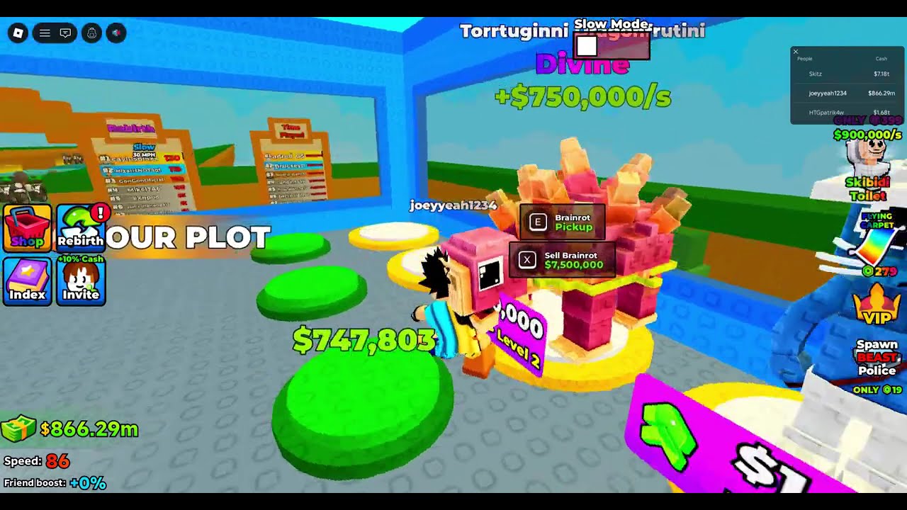 Escape The Police For BRAINROT!!