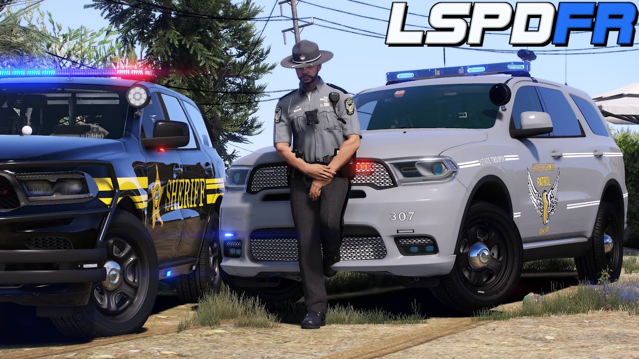 GTA 5 LSPDFR | Dirtbike Takes Off From State Trooper | Ohio State Highway Patrol | #lspdfr